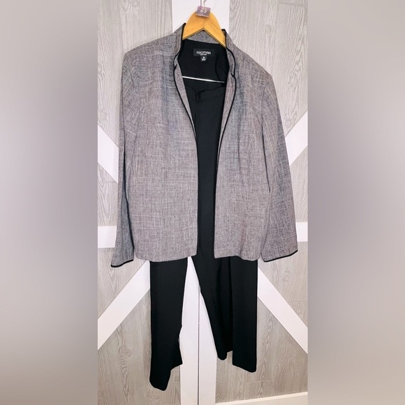 093. Perceptions New York 2 Piece Pant Suit 18 - Picture 1 of 7